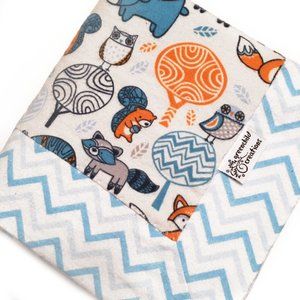 ⭐️HP⭐️ NEW Woodland Creatures Baby Blanket, flannel HANDMADE